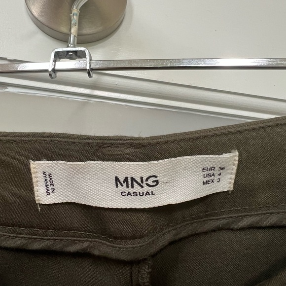 Mango Green Chinos Versatile Cotton Blend - Picture 3 of 3